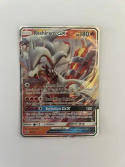 Pokemon TCG Reshiram GX Sun Moon SM137 Holo Promo Card Light Play Condition - Image 1