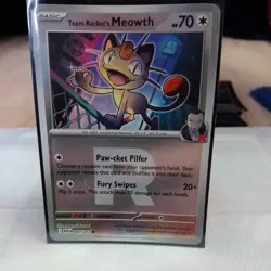 Pokemon Team Rocket's Meowth Ascended Heroes 161/217 - Image 1