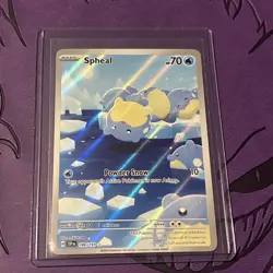 Pokemon TCG Spheal 199/191 Illustration Rare Surging Sparks SSP - Image 1
