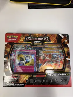 Pokemon TCG League Battle Deck Mega Lucario EX Factory Sealed X3 boxes - Image 1