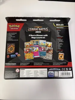 Pokemon TCG League Battle Deck Mega Lucario EX Factory Sealed X3 boxes - Image 2