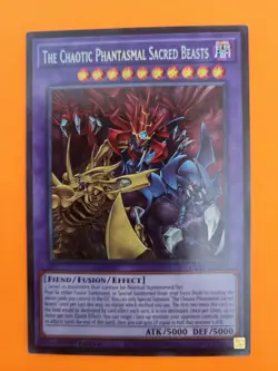 Yugioh The Chaotic Phantasmal Sacred Beasts CORI-EN029 Rare *DISCOUNT READ* - Image 1