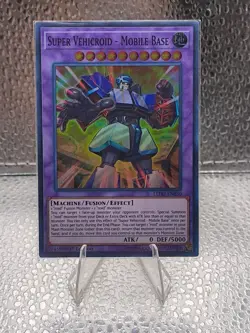 Yugioh Super Vehicroid - Mobile Base LEDU-EN030 Super Rare 1st Ed NM - Image 1
