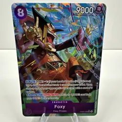 Foxy (Alternate Art) EB04-036 One Piece from OP-14 The Azure Sea's Seven Foil NM - Image 1