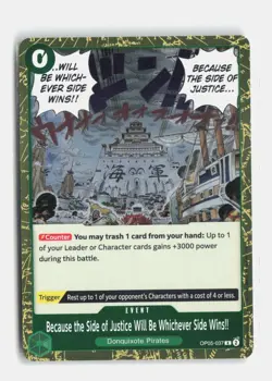 Because the Side of Justice Will Be Whichever Side Wins!! Best- Vol. 2 One Piece - Image 1