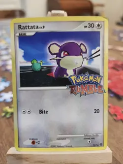 Rattata Rumble Holo 15/16 Pokemon TCG Card - Image 1