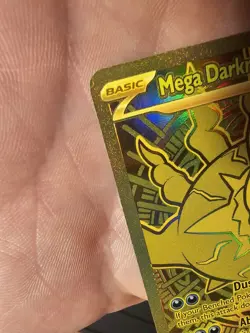 Pokemon TCG Mega Darkrai Ex Gold Card - Image 3
