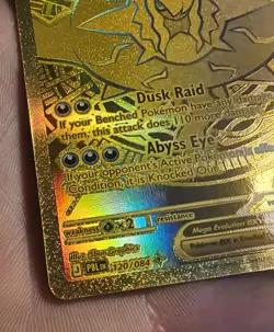 Pokemon TCG Mega Darkrai Ex Gold Card - Image 5