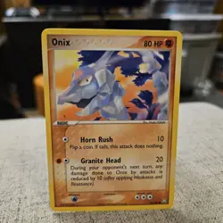 Onix Pokemon TCG Team Rocket Returns Common Card #69/109 - Image 1