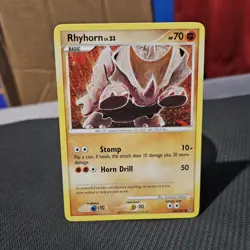 Rhyhorn Pokemon TCG Supreme Victors Common Card #122/147 - Image 1