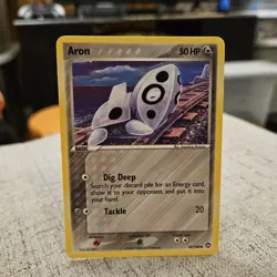 Aron Pokemon TCG EX Power Keepers Common Card #42/108 - Image 1