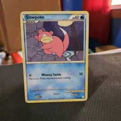 Slowpoke Pokemon TCG Heartgold Soulsilver Common Card #81/123 - Image 1