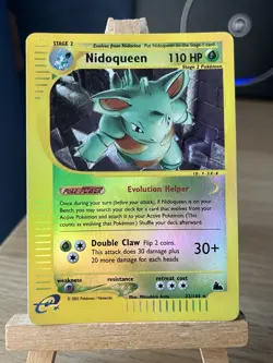 Pokemon Nidoqueen 22/144 TCG Skyridge HOLO RARE MINT card - Image 1