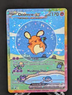 BUBBLE DEDENNE EX POKEMON CARD * FAN ART * MEW FRIENDS Paldean 232/091 - Image 1