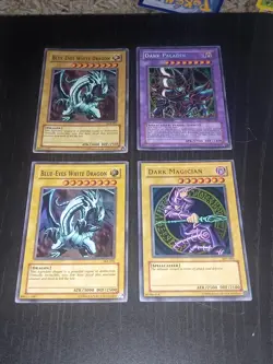 Yu-Gi-Oh! Special 4 Vintage Icon Card Lot Heavily Played Lob MP Magician MP&LP - Image 1