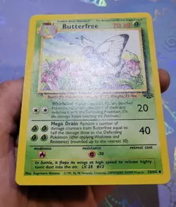 Butterfree 33/64 Jungle Pokemon Card VLP - Image 4