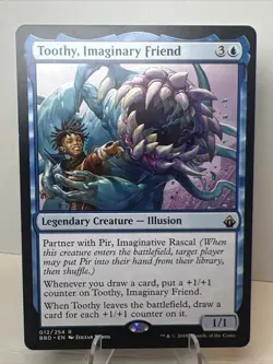 LP- Toothy, Imaginary Friend #12 Battlebond AUTHENTIC Magic: The Gathering Card - Image 1