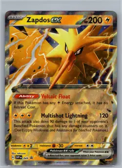 Zapdos ex - Holo Promo SV: Scarlet & Violet Promo Cards 049 NM - Image 1