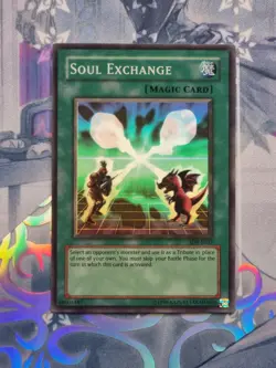 SDY-E037 Soul Exchange Super Rare UNL Edition VLP! YuGiOh TCG - Image 1