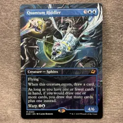 MTG Quantum Riddler Borderless Edge of Eternities EOE #305 Non-Foil NM Magic Car - Image 1
