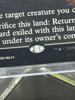 MTG Endless Sands. Borderless. R 0015. Edge Of Eternities. EOE - Pack Fresh NM - Image 3