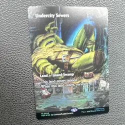 MTG Undercity Sewers Full Art Foil Mythic 0020 - TMNT - Image 1