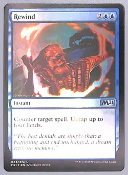 Rewind - Foil - 63 - Core Set 2021 (M21) MTG - Image 1