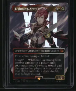 FINAL FANTASY Lightning, Army of One (0545) (Borderless) (Surge Foil) - Image 1