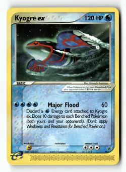 Pokemon Card Kyogre ex - (Nintendo Power Magazine) LP Nintendo Promos Promo 001 - Image 1