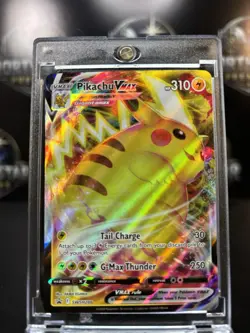 Pokemon Pikachu TCG VMAX Sword & Shield SWSH286 Holo Promo - Image 1