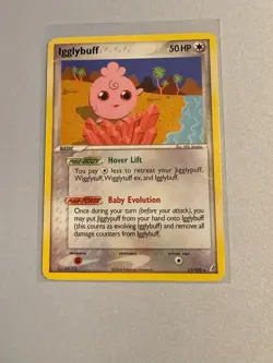 Igglybuff 21/100 Rare Crystal Guardians Pokemon Moderately Played - Image 1