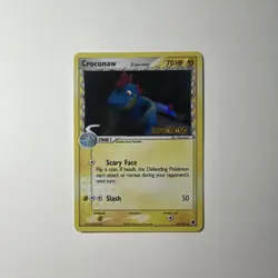 Croconaw 27/101 Reverse Holo Stamp Pokemon TCG Card EX Dragon Frontiers 2006 LP - Image 1
