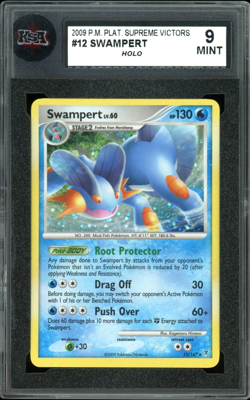 2009 Pokemon Supreme Victors #12 Swampert Holo KSA 9 Mint - Image 1