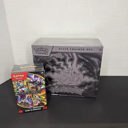 Pokemon Mega Evolution Pitch Black Elite Trainer Box and Booster Bundle SEALED! - Image 1