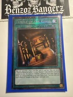 YUGIOH x1 MP25-EN017 TEMPLE OF THE KINGS - STARLIGHT RARE 1st EDITION - Image 1