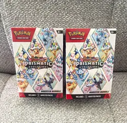 Pokemon TCG Prismatic Evolutions Booster Bundle Box Lot 2 Boxes English - Image 1