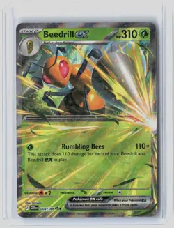 Beedrill ex 003/086 Double Rare Chaos Rising Pokemon Holo Near Mint - Image 1