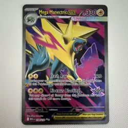 Pokemon TCG Mega Manectric ex 158/132 ME01 Mega Evolution Ultra Rare FA Holo EN - Image 1