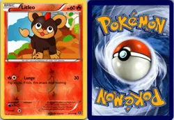Litleo 22/114 C Steam Siege Pokemon Reverse Holo NM - Image 3