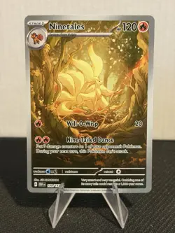 Pokemon TCG Ninetails Obsidian Flames 199/197 NM Condition Mint - Image 1