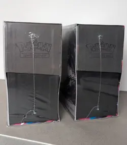 Pokemon TCG Pitch Black Pokemon Center ETB x2 Lot *Small Hole* - Image 2