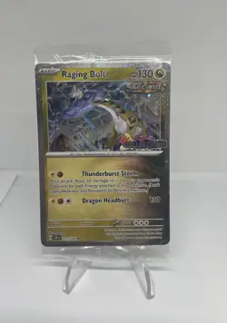 Pokemon TCG Stellar Crown Raging Bolt #111/142 Best Buy Stamped Cosmos Promo NEW - Image 1