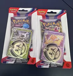 Pokemon TCG Scarlet & Violet Booster Blister Pack Lot (2) Spidops/Espathra - Image 1