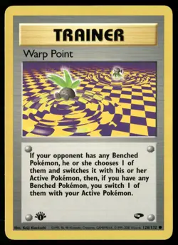 Pokemon Warp Point Gym Challenge 1st Edition 126/132 Common Lightly Played - Image 1