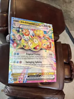 POKEMON SURGING SPARKS PIKACHU EX LENTICULAR 3D 17X24 JUMBO AD POSTER - Image 2