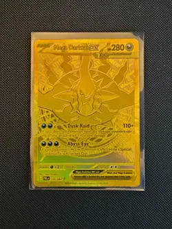 Mega Darkrai ex 120/084 (Gold) CLEAN | Pokemon TCG Mega Evolutions Pitch Black - Image 1
