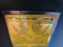 Mega Darkrai ex 120/084 (Gold) CLEAN | Pokemon TCG Mega Evolutions Pitch Black - Image 4