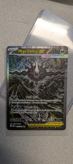 Mega Darkrai EX SIR 116/084 Me05: Pitch Black Pokemon TCG Pack Fresh NM/M - Image 1