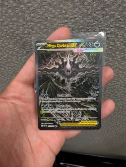 Mega Darkrai EX SIR 116/084 Me05: Pitch Black Pokemon TCG Pack Fresh NM/M - Image 2