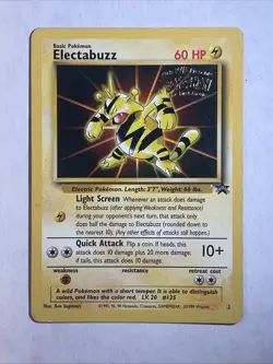 Electabuzz Movie Promo WOTC Promo 2 Lot X2 Pokemon - Image 3